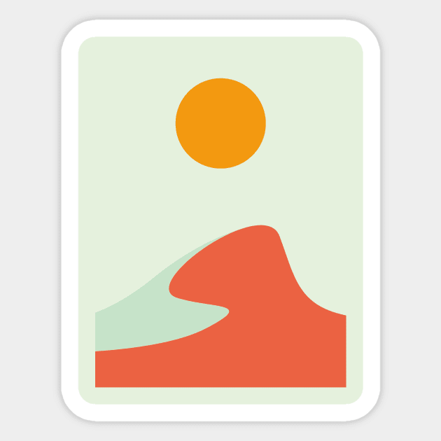 Desert day Sticker by Imordinary